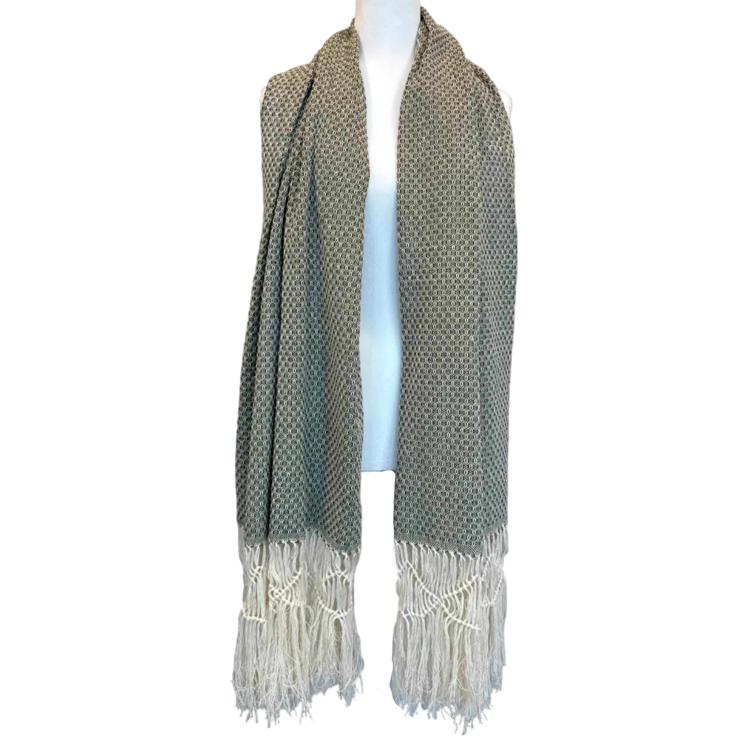 Handmade Green Rebozo Mexico
