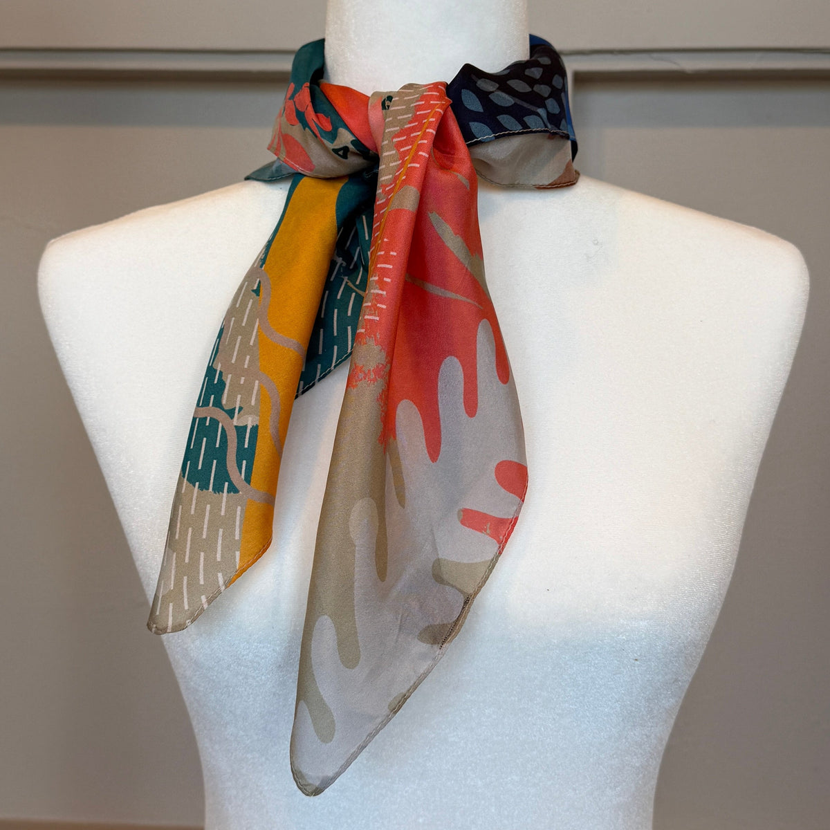 Mulberry Silk Summer Square Scarf India