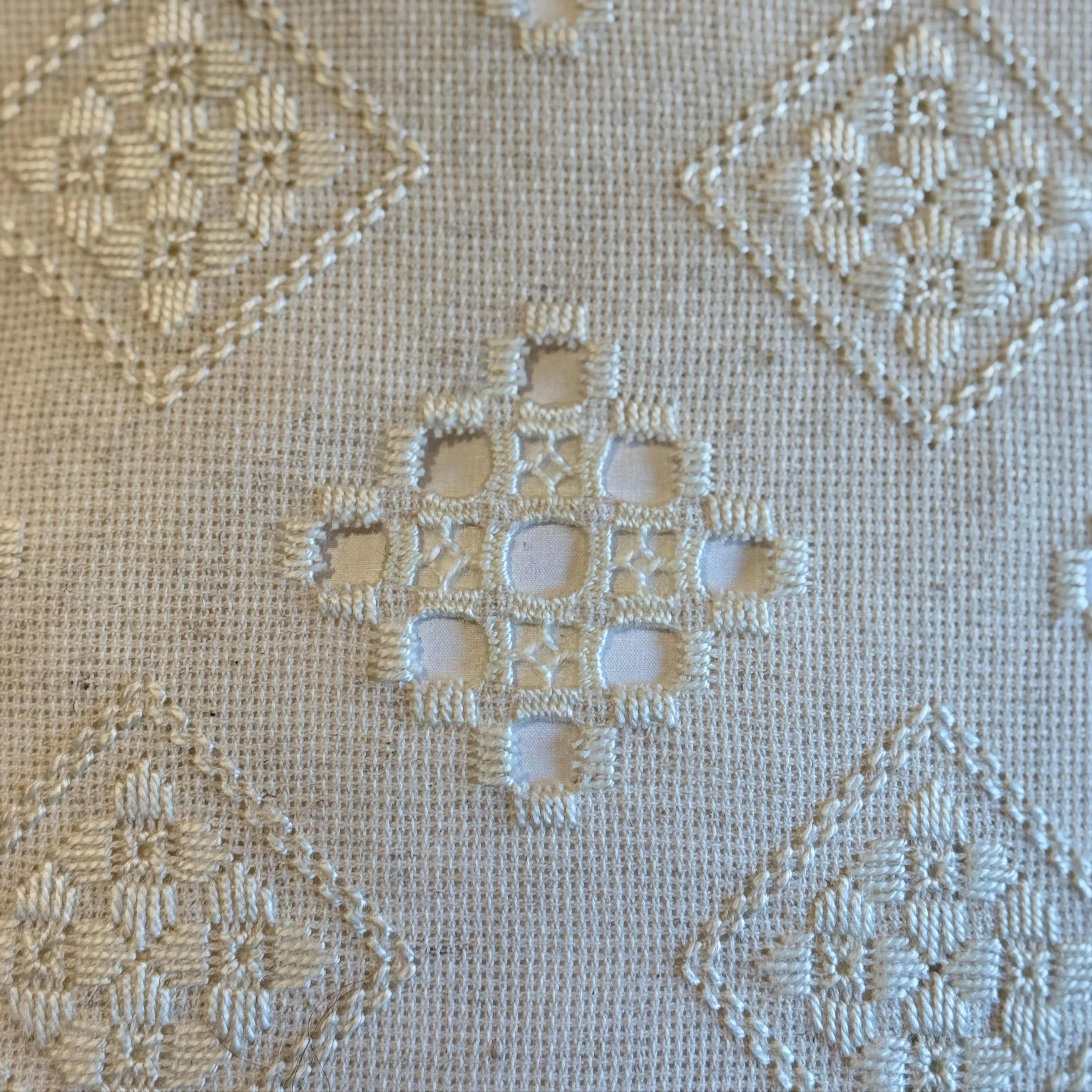 Linen Embroidered Square Pillow Ukraine (20x20)