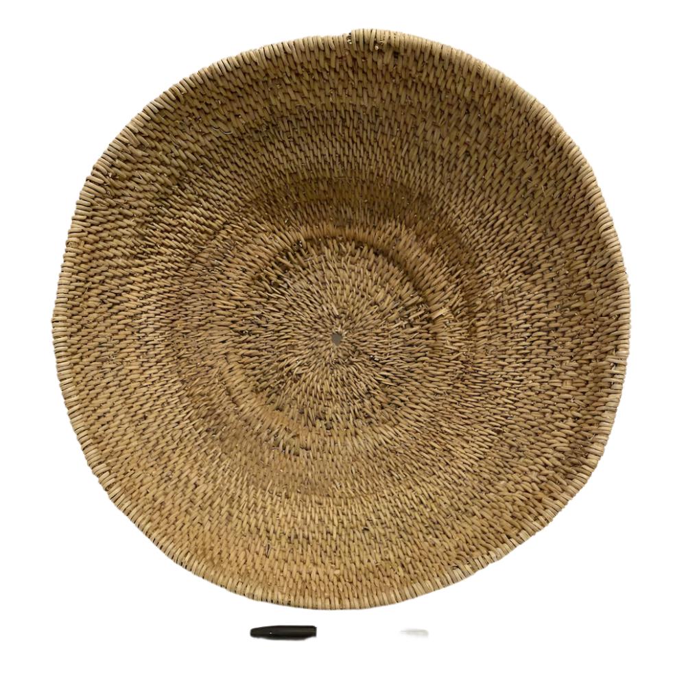 Handmade  Buhera Basket Bowl Large Zimbabwe 18.25" across x 6.75" tall. Handmade using sustainably harvested cane.