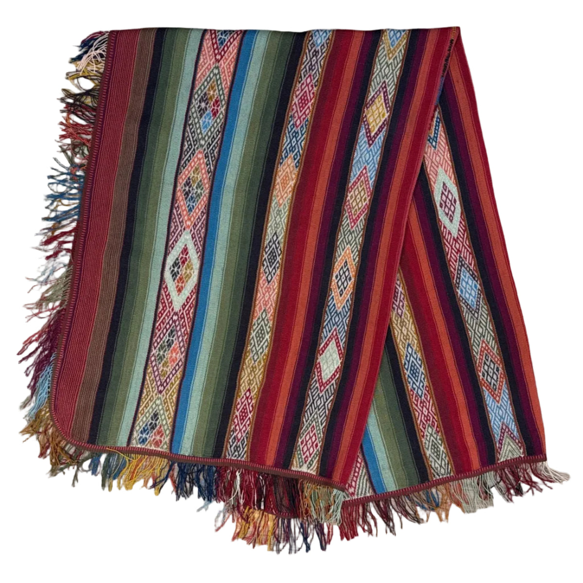 Handwoven Merino and Alpaca Throw Peru