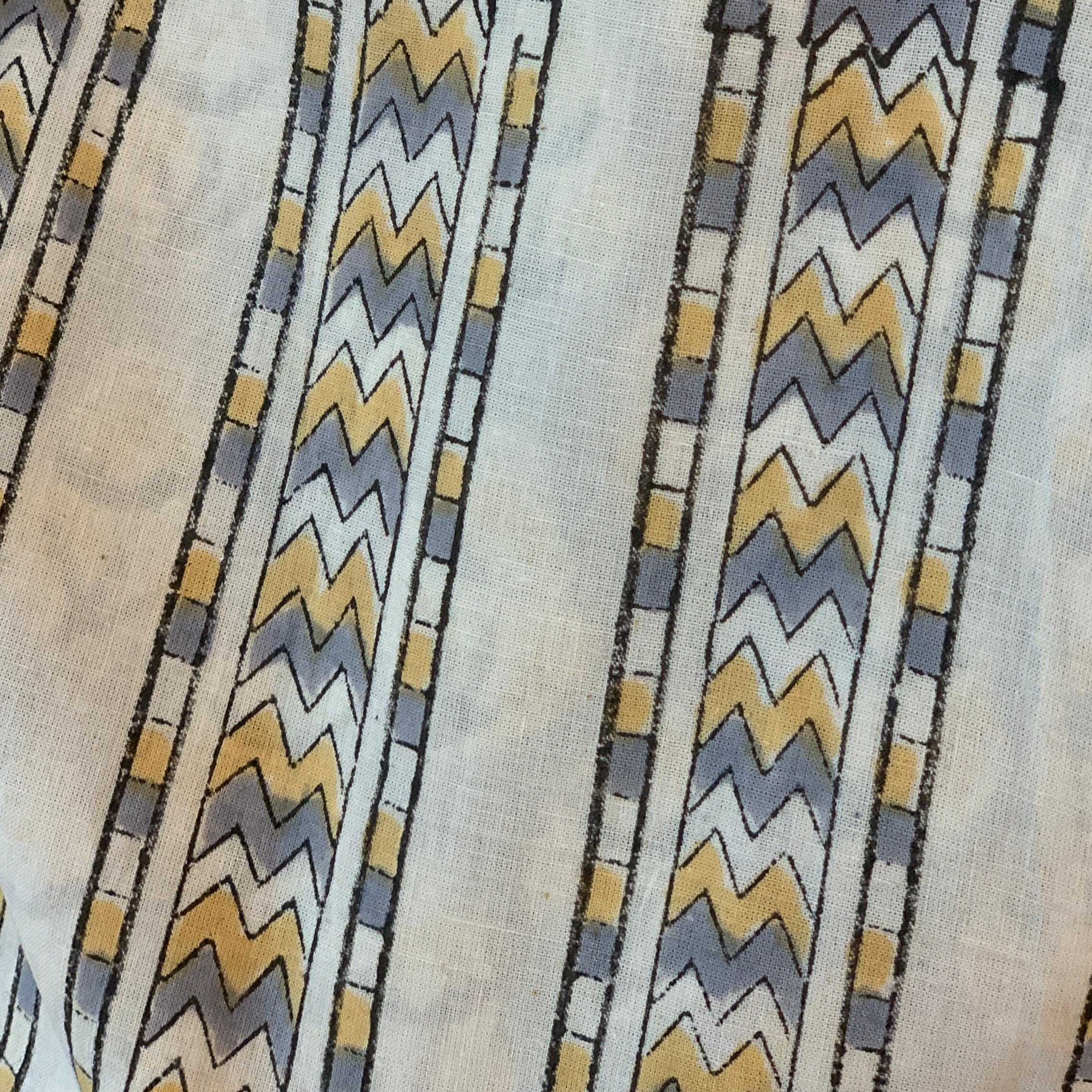 Handmade Block Printed Light Reversible Apron India