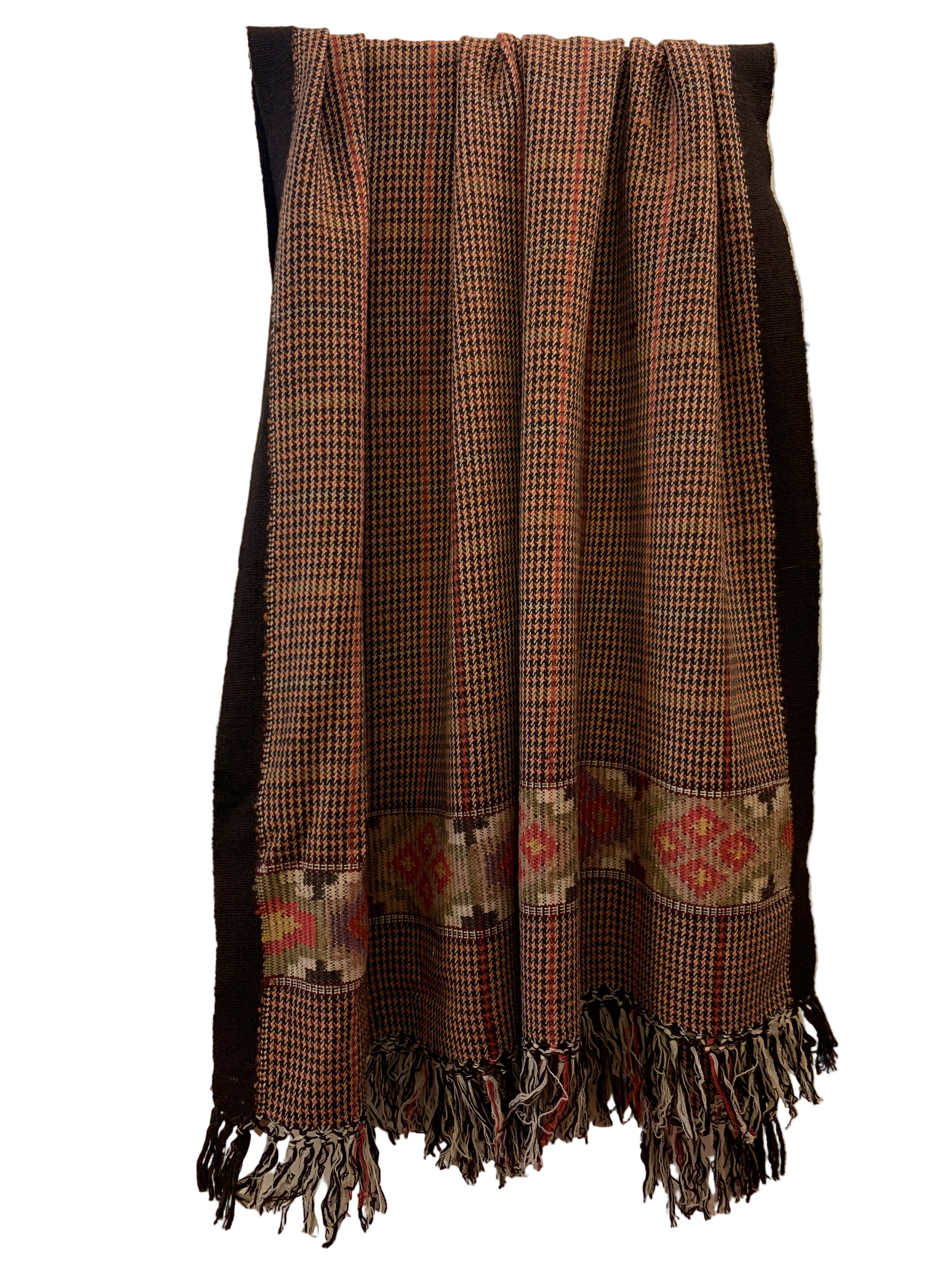 Handwoven Himalayan Wool Warm Autumn Throw India