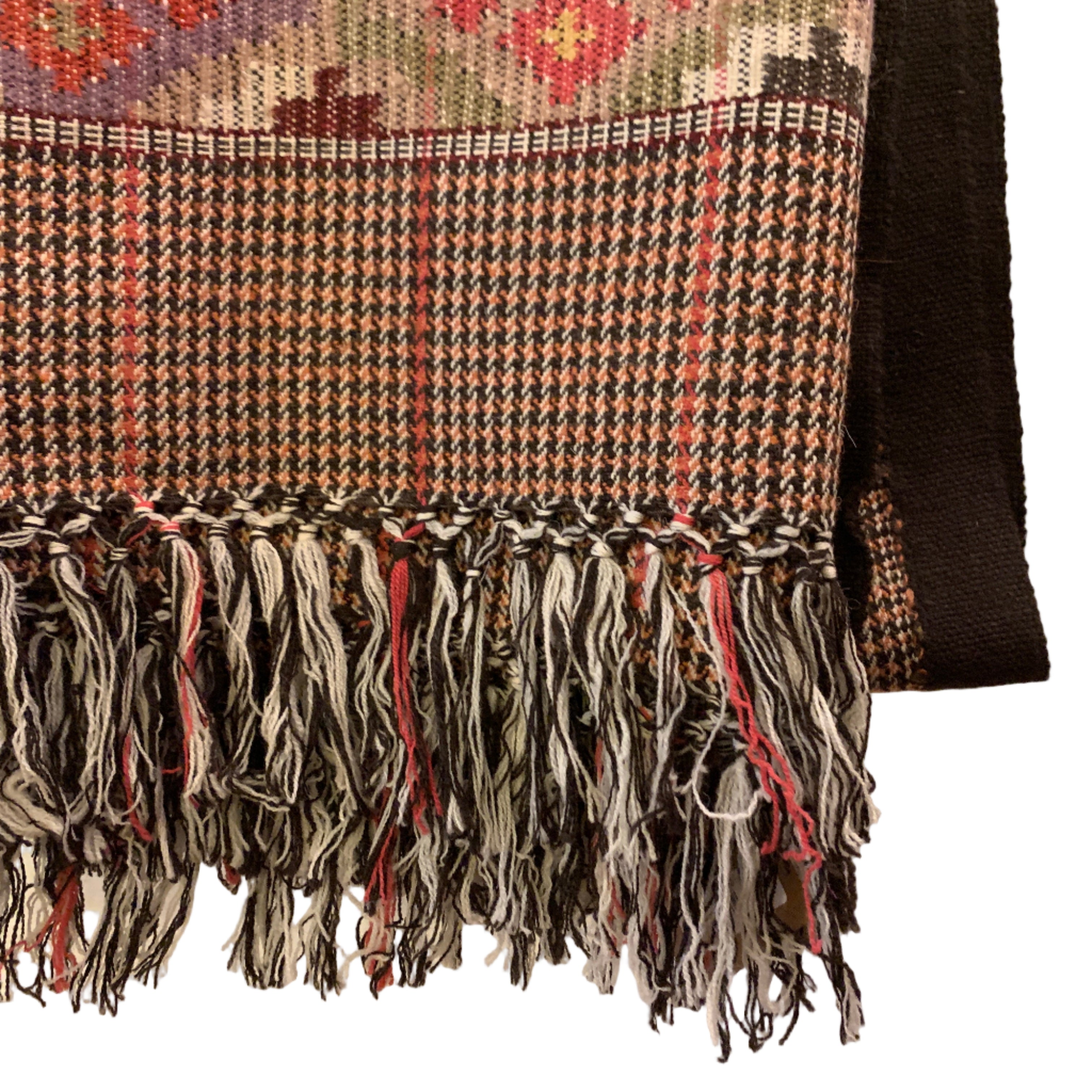 Handwoven Himalayan Wool Warm Autumn Throw India
