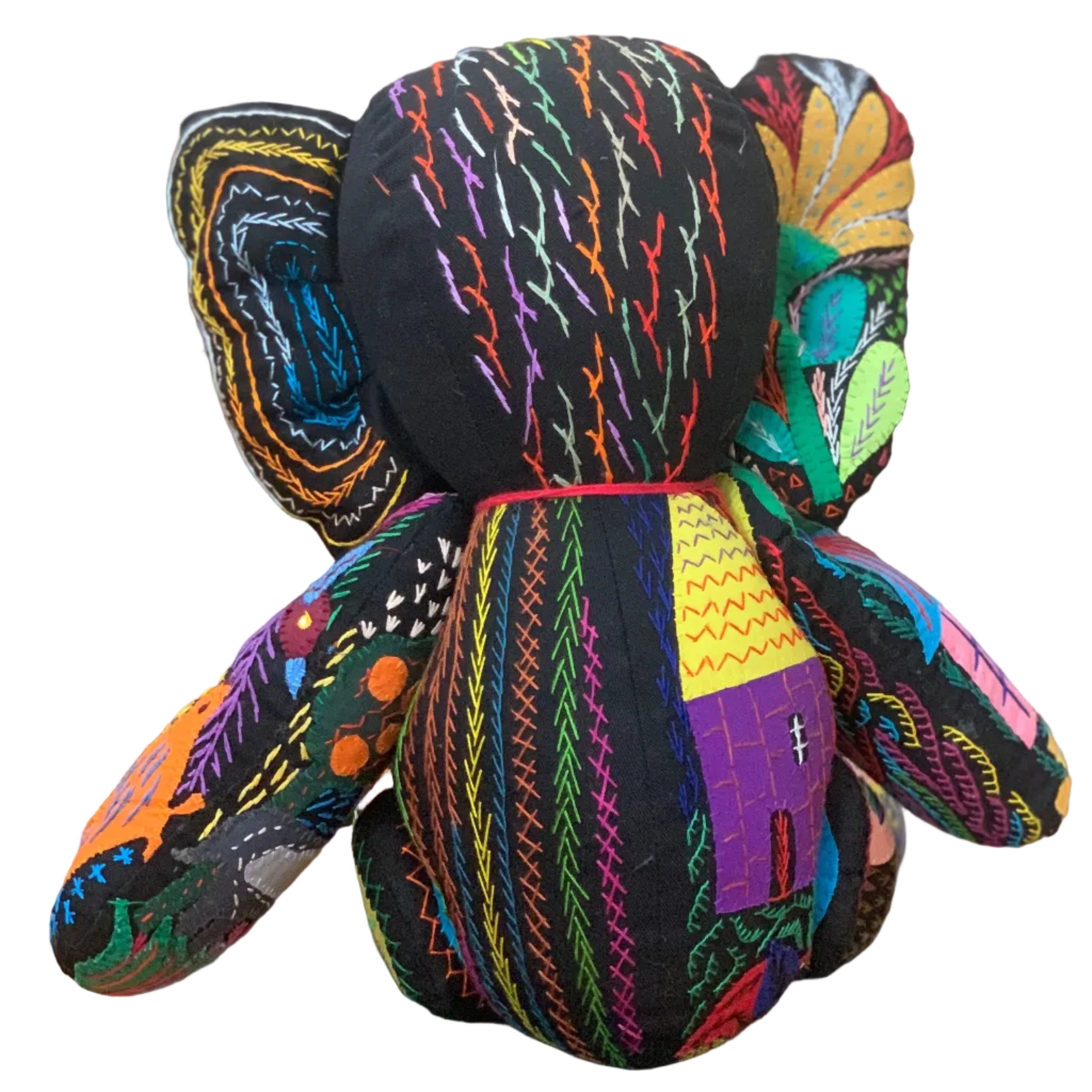 Embroidered Black Elephant South Africa