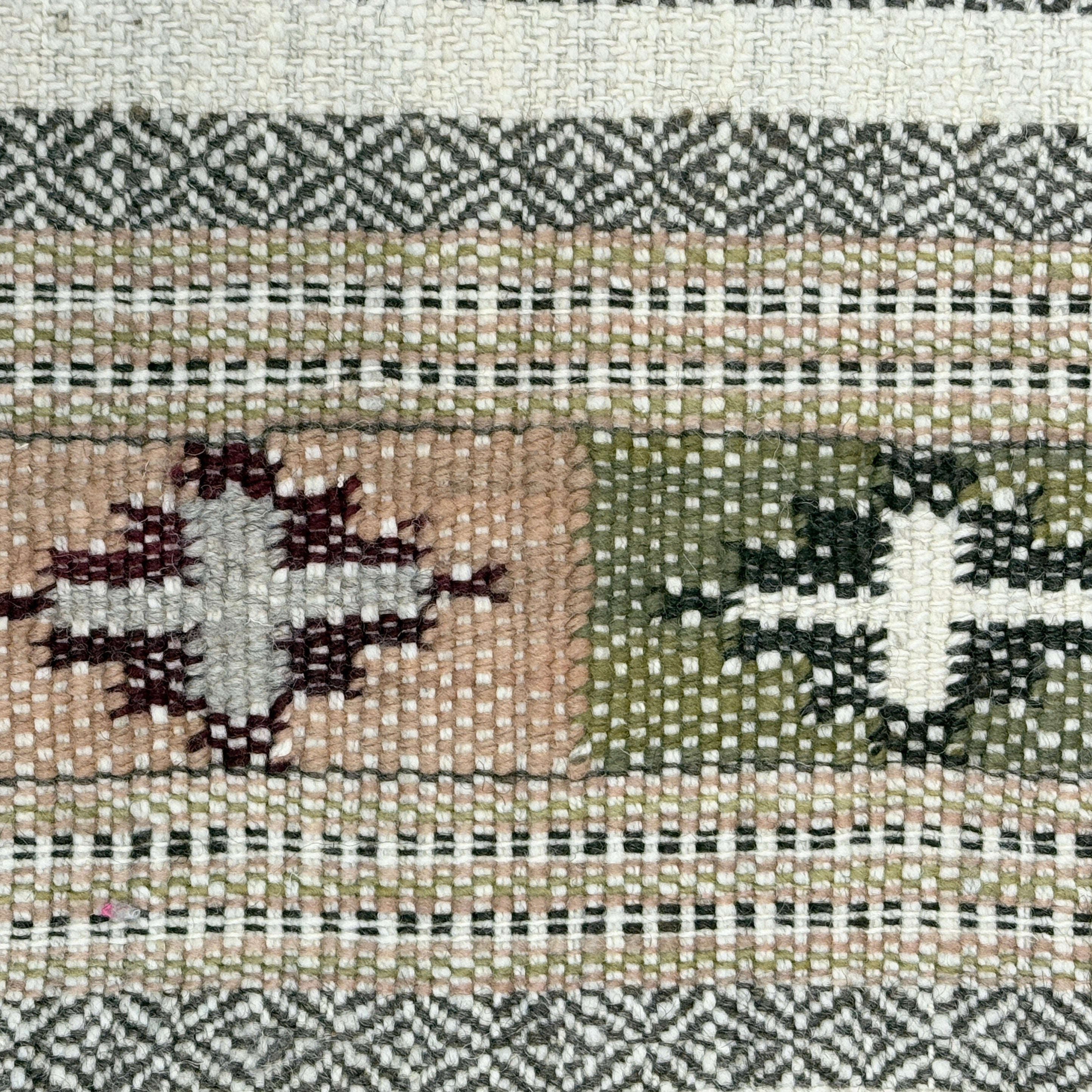 Handwoven Himalayan Wool Lines Throw India