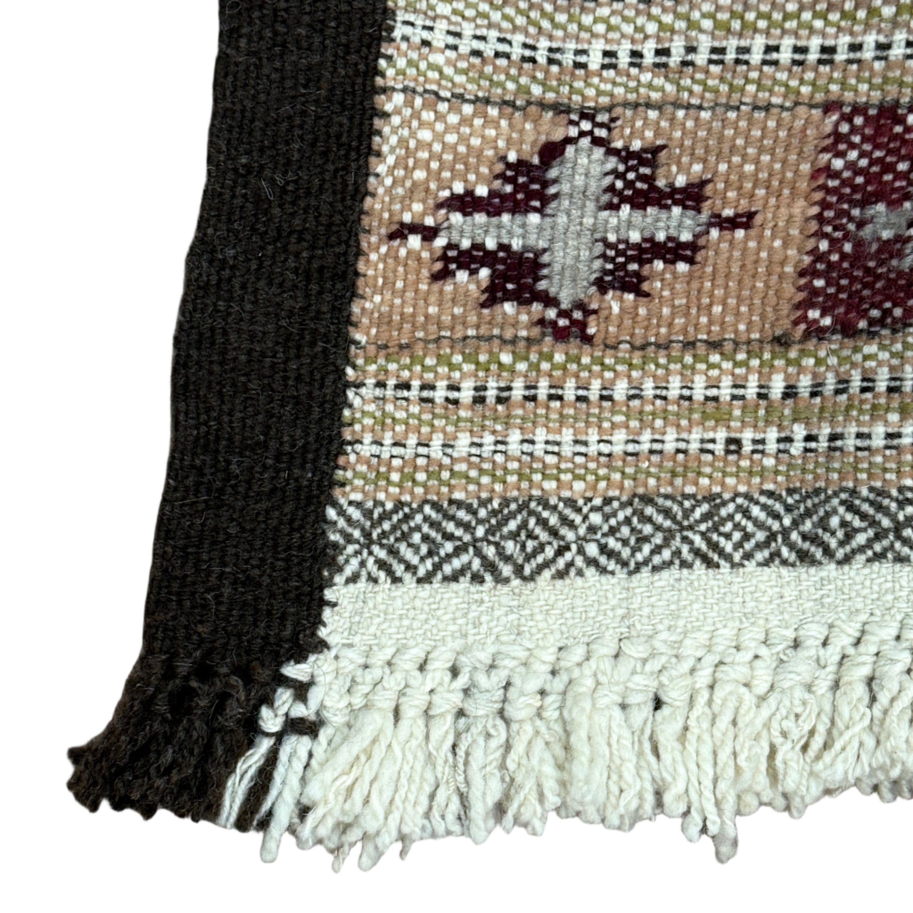 Handwoven Himalayan Wool Lines Throw India