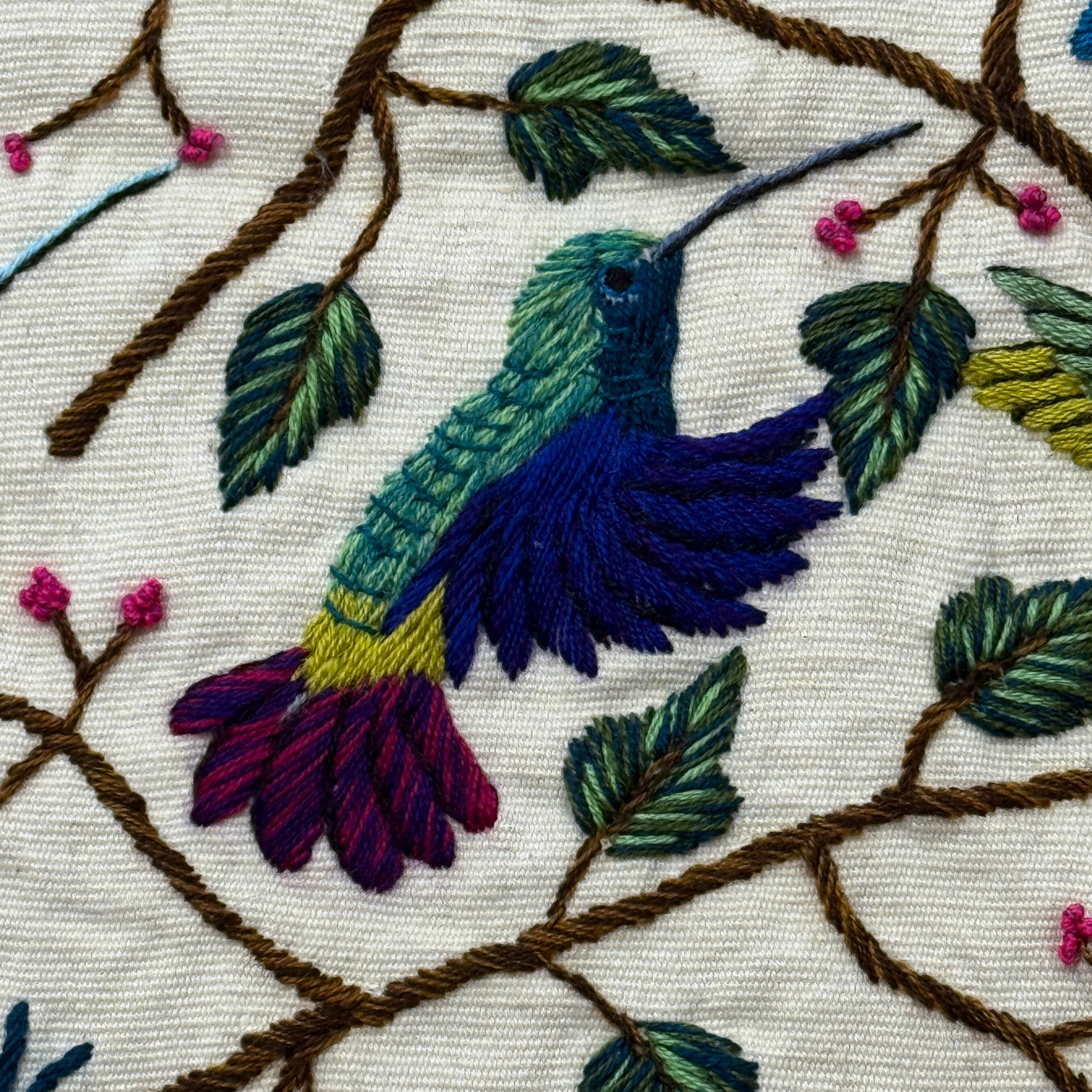 Small Embroidery on Cotton Guatemala (10" x 11")