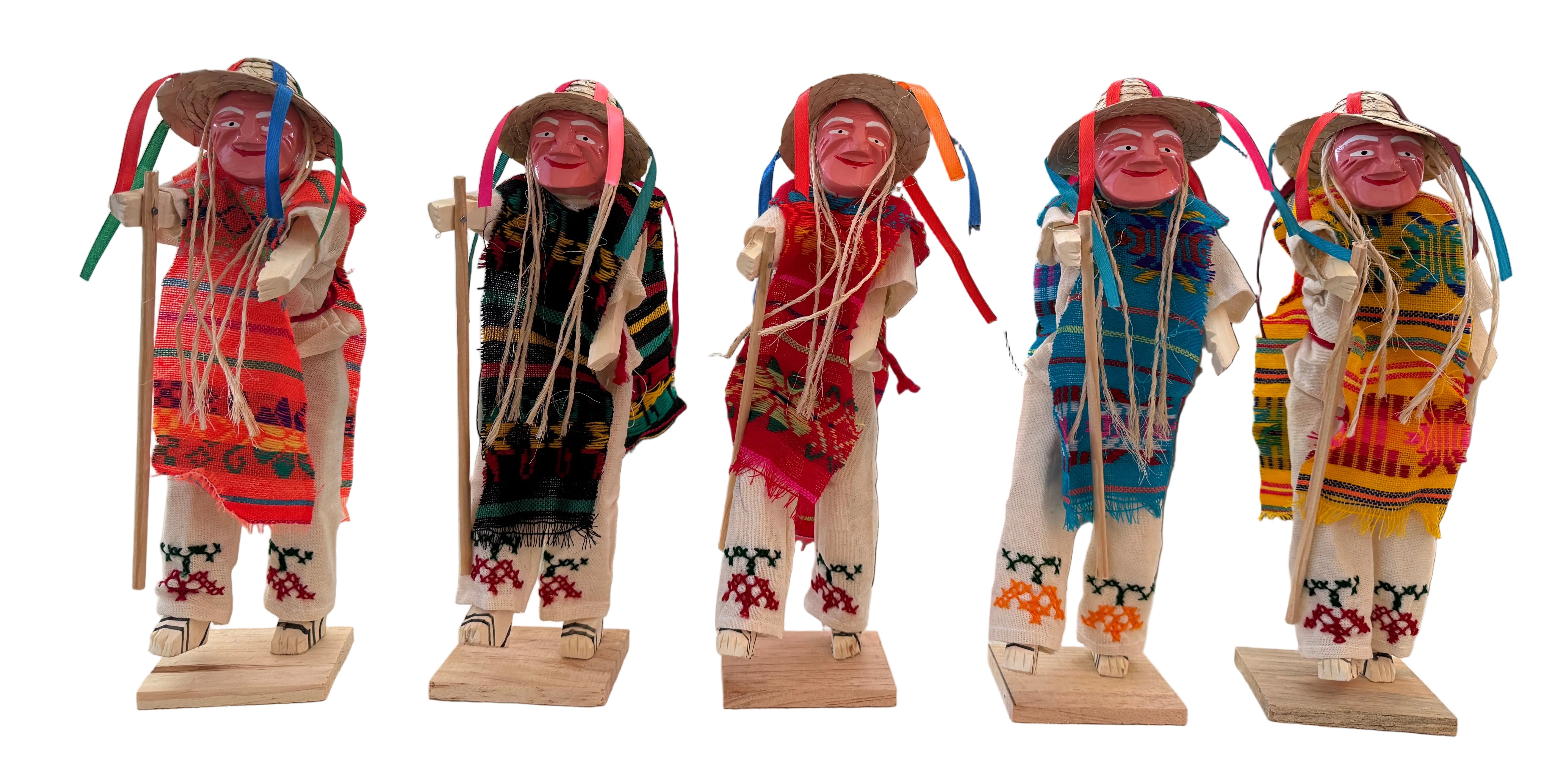 Handcrafted Wooden Viejito Mexico