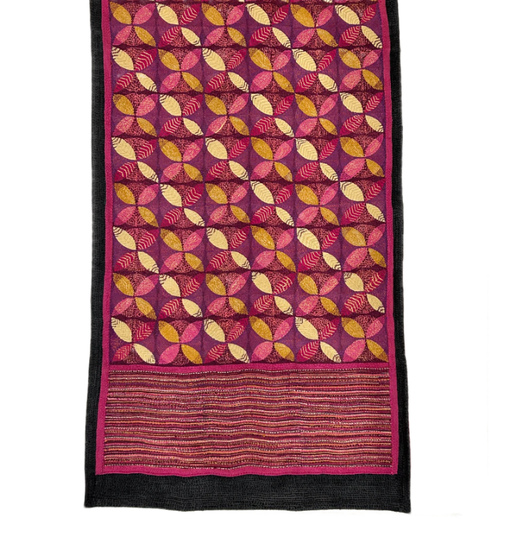 Kantha Stitched Nakshi Scarf India