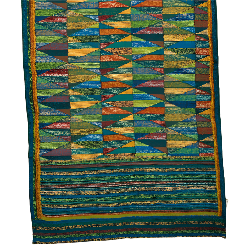Kantha Stitched Cool Prantik Scarf India