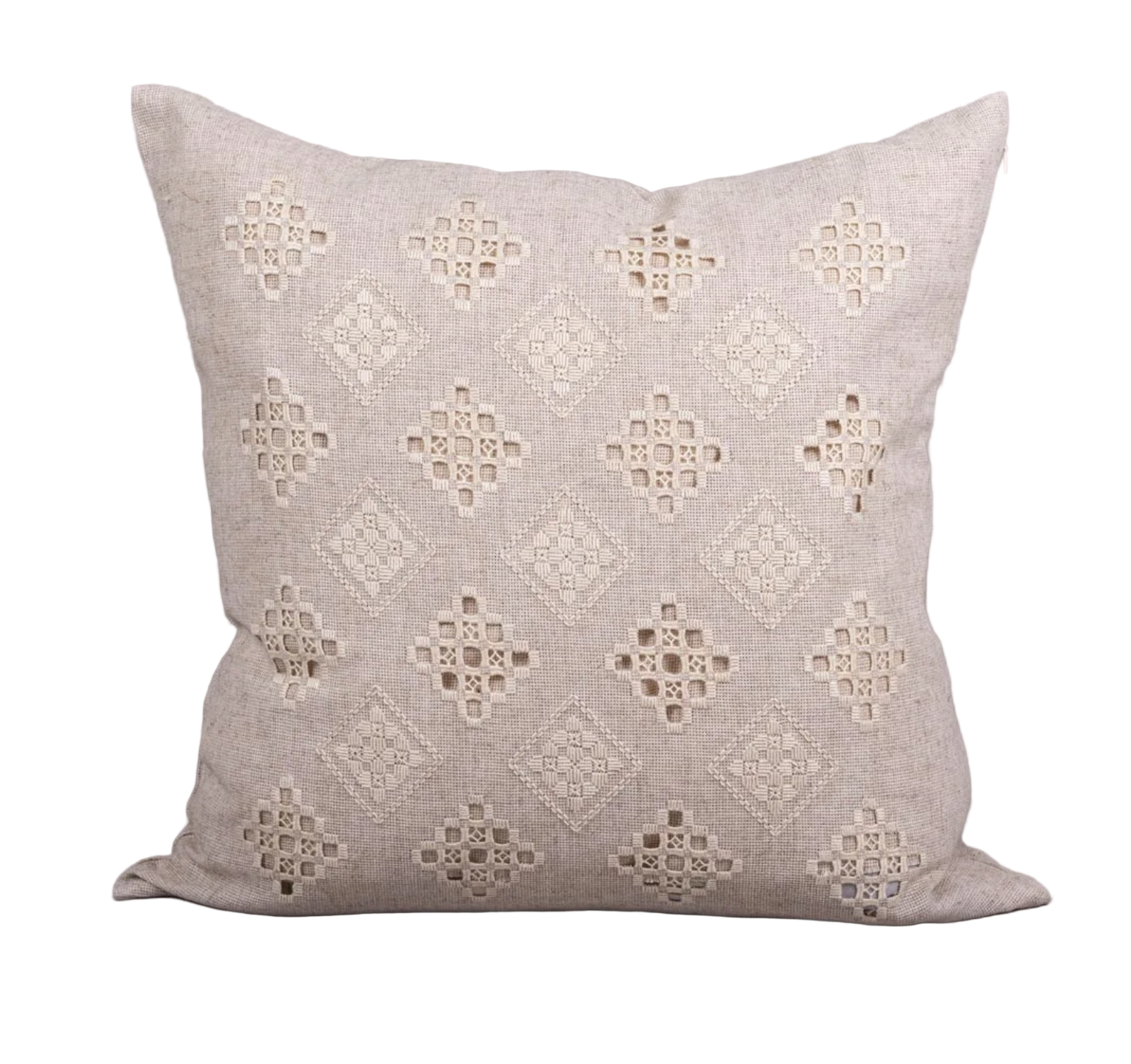 Linen Embroidered Square Pillow Ukraine (20x20)