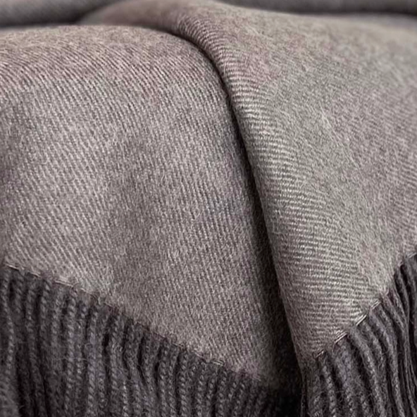 Fine Baby Alpaca Throw - Dark Chocolate Peru (52" x 66")
