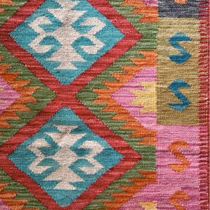 Handwoven Wool Kilim Runner Afghanistan (3x10) - K0570