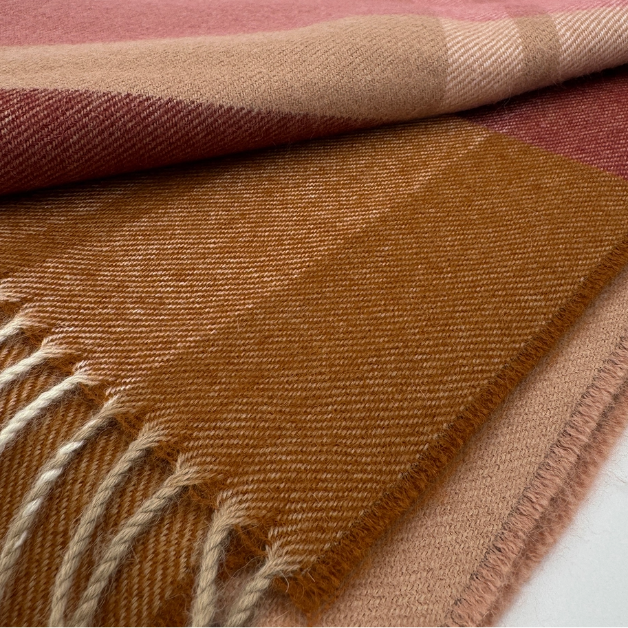 Fine Baby Alpaca Scarf - Warm Peru