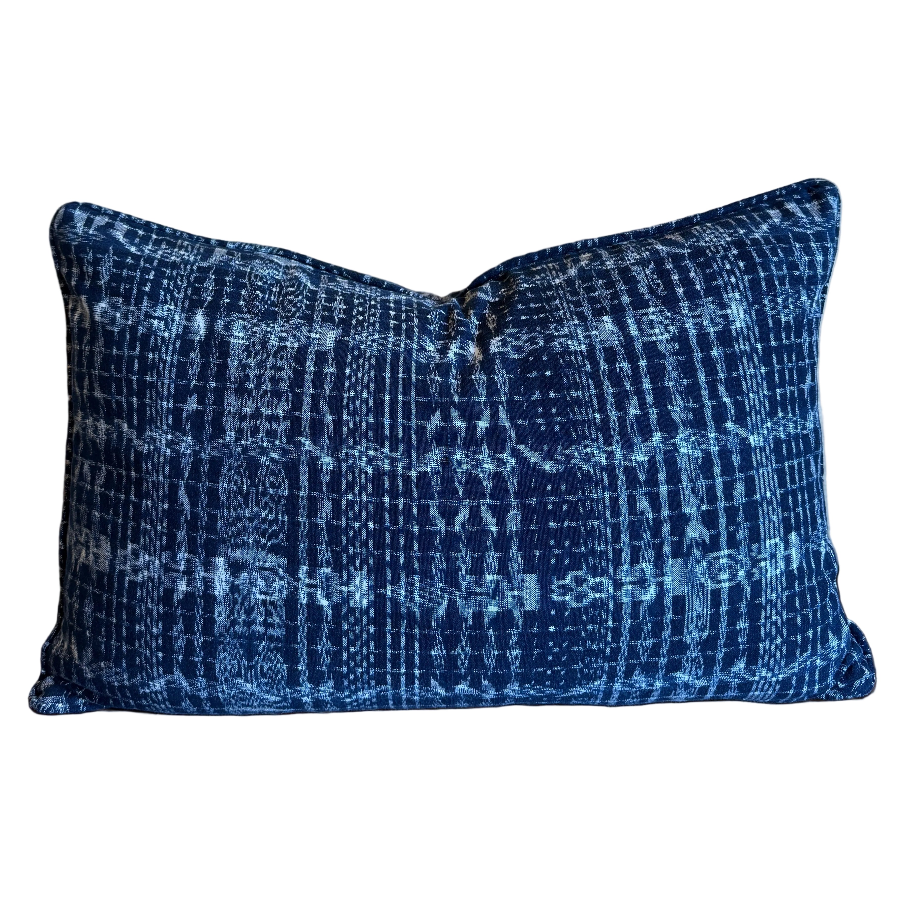 Handwoven Indigo Corte Lumbar Guatemala (14x20)